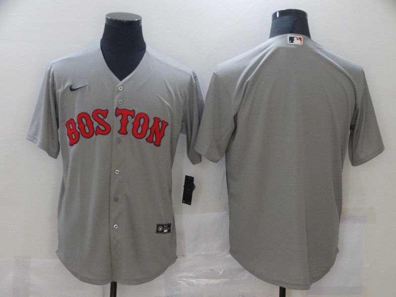 Men Boston Red Sox Blank Grey Game Nike MLB Jerseys